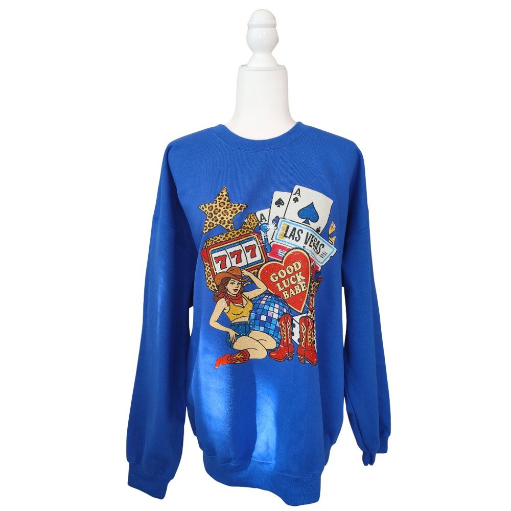 NWT Good Luck Cowgirl Western Sweatshirt - Picture 4 of 12